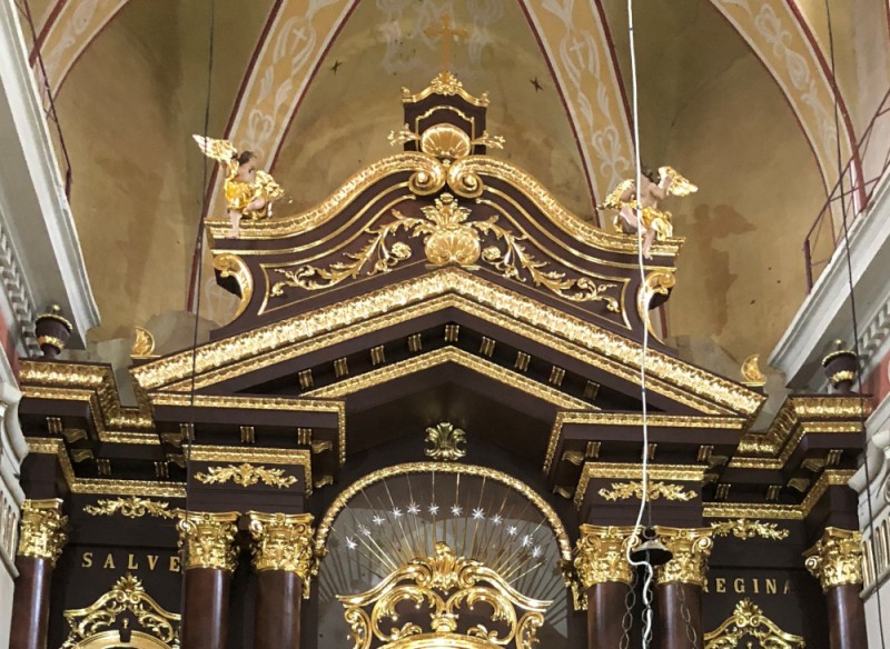 Ołtarz Główny, Kościół Wniebowzięcia Najświętszej Maryi Panny w Rudkach, Instytut POLONIKA